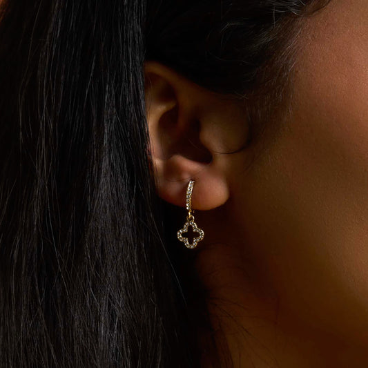 Kismat Clover Shine Earrings