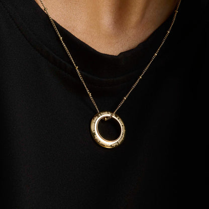 Kara necklace premium pendant – Sikh symbol jewellery in gold and silver