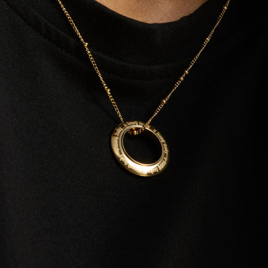 Kara necklace premium pendant – Sikh symbol jewellery in gold and silver