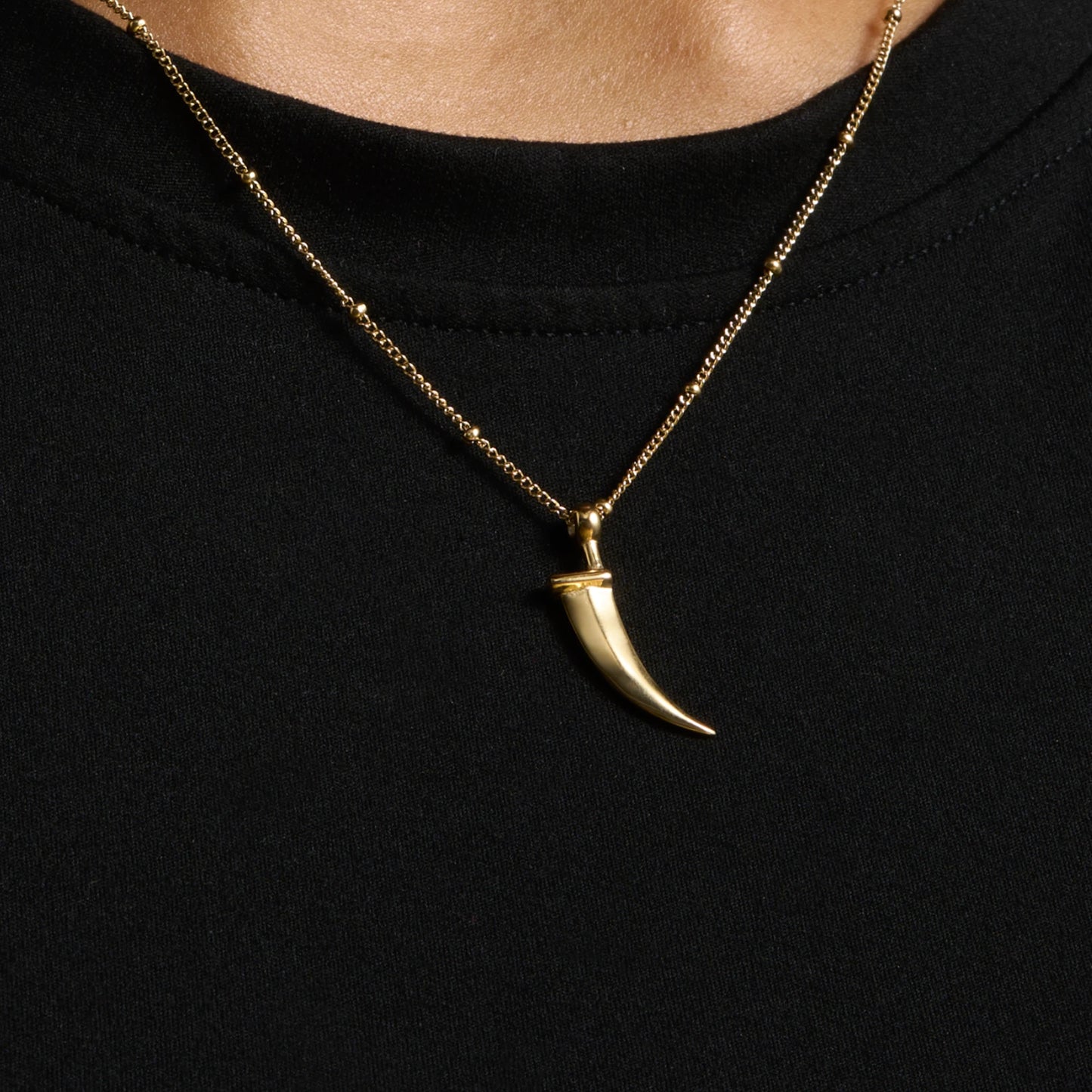 Kirpan necklace premium pendant – Sikh symbol jewellery in gold and silver