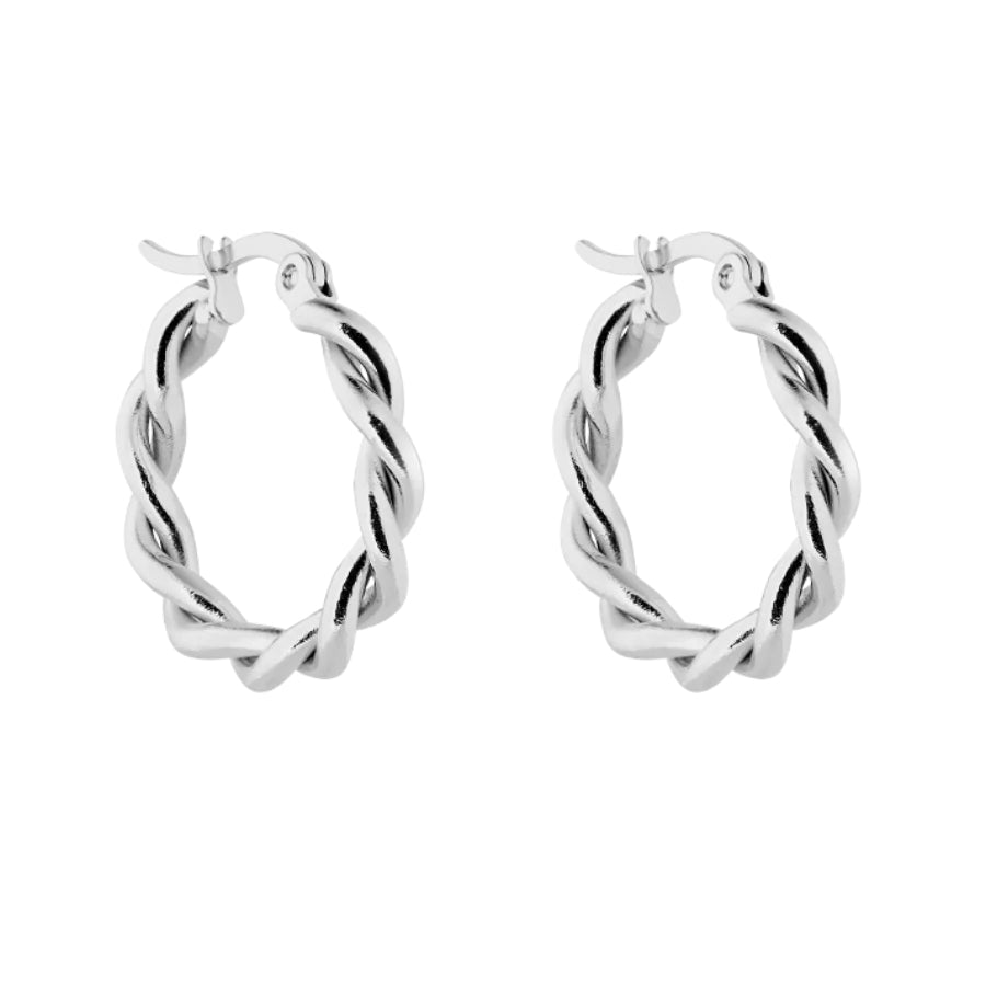 Eternal Twist Hoop Earrings