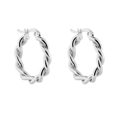 Eternal Twist Hoop Earrings