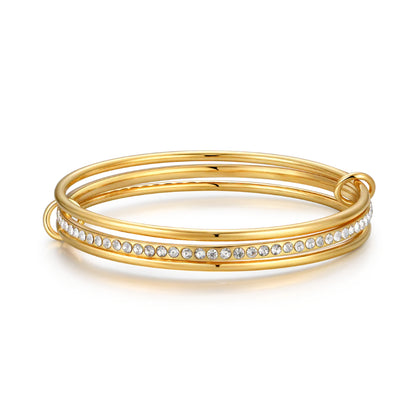 Infinity Flow Triple Bangle