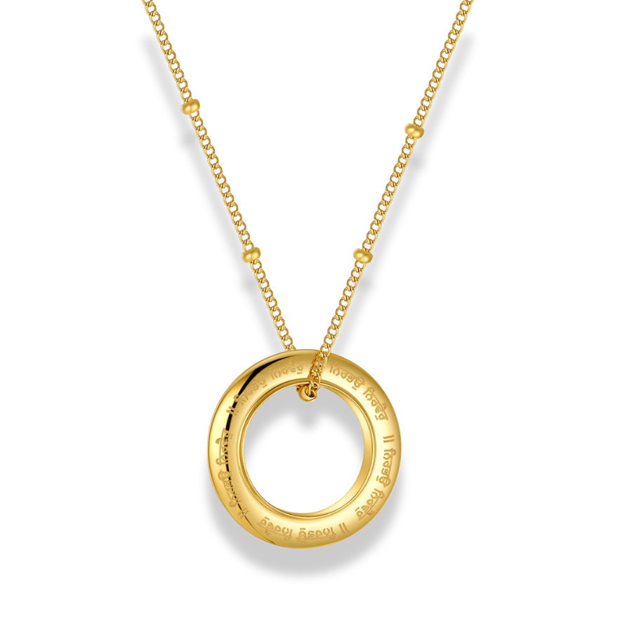 Kara necklace premium pendant – Sikh symbol jewellery in gold and silver