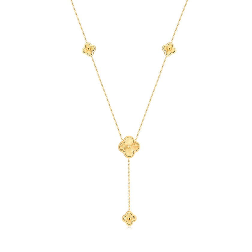 Kismat Clover Multi Drop Necklace
