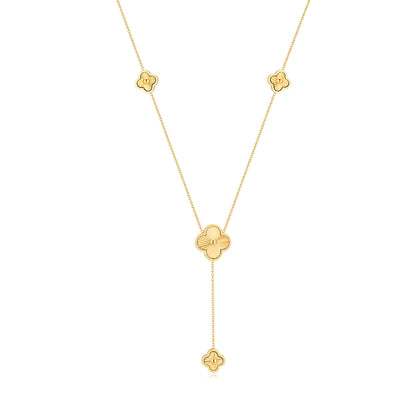 Kismat Clover Multi Drop Necklace