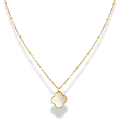 Kismat Clover Pearl Necklace