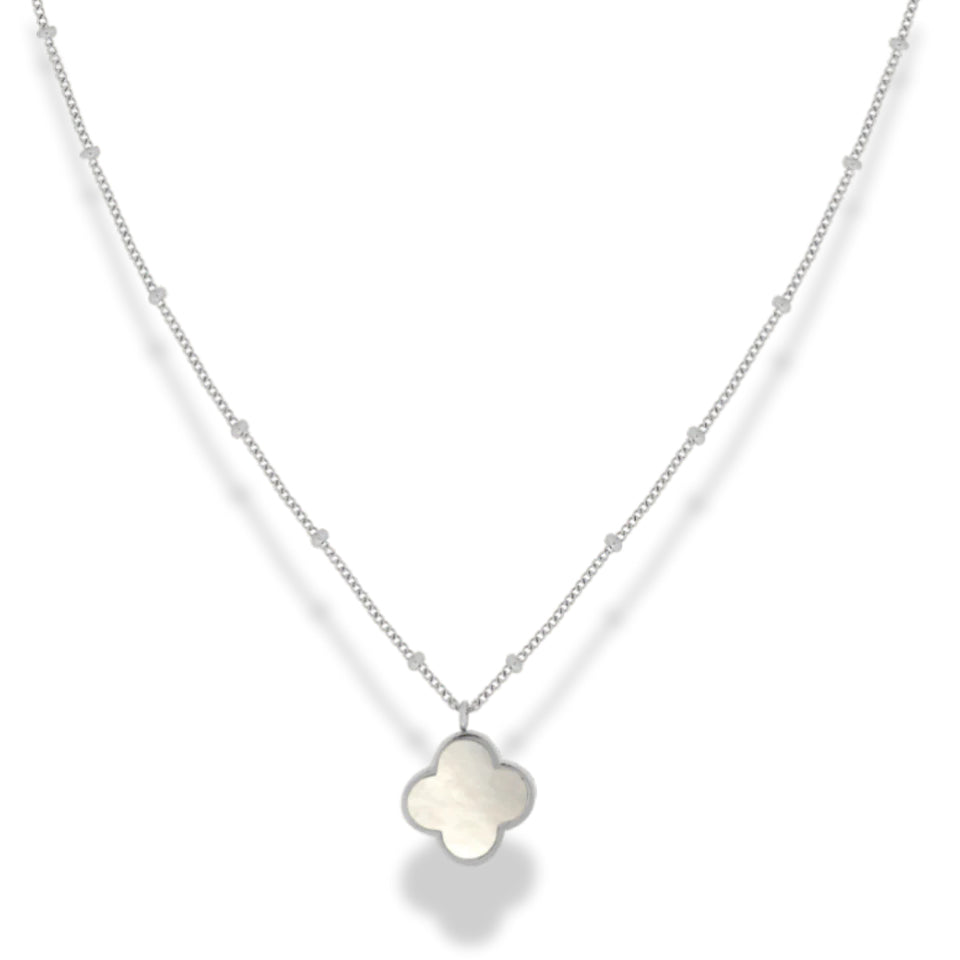 Kismat Clover Pearl Necklace