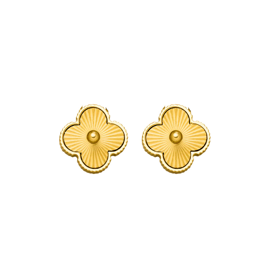 Kismat Clover Stud Earrings