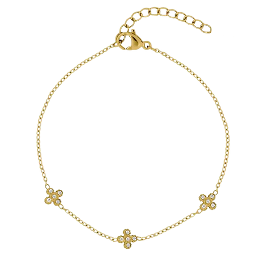 Pavé Flora Bracelet