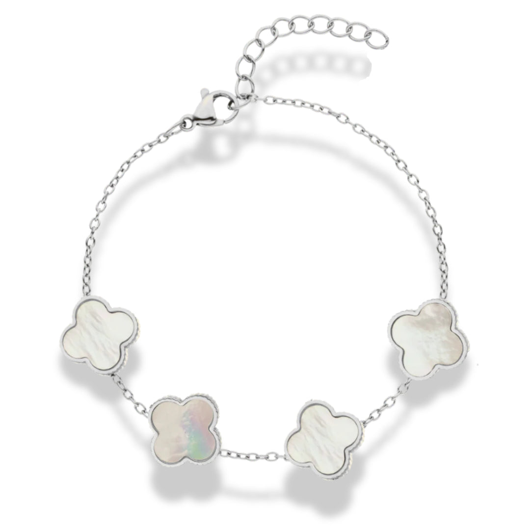 Kismat Clover Pearl Bracelet