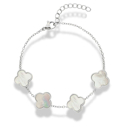 Kismat Clover Pearl Bracelet
